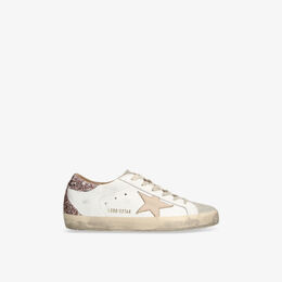 Кроссовки низкие Golden Goose Super Star, белый / золотой r04386984 | white/comb
