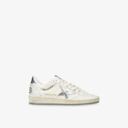 Кеды низкие женские Golden Goose Ball Star, кремовый / серебряный r04482591 | white/oth