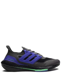 Кроссовки Adidas UltraBoost 21, черный/синий s23871 | черный