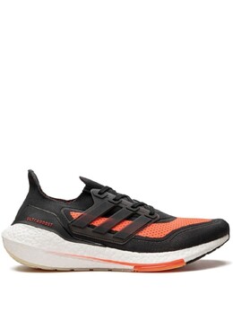 Кроссовки Adidas UltraBoost 21, черный/оранжевый/белый fz2559 | черный