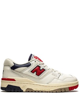 Кроссовки New Balance х Aimé Leon Dore 550, белый/черный/красный bb550a3 | белый