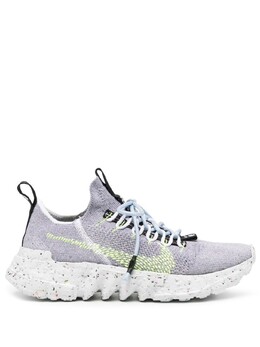 Кроссовки Nike Space Hippie 01, серый/белый cq3986002 | серый
