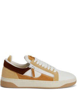 Кроссовки Giuseppe Zanotti GZ94 Color Block, белый/коричневый rm40004002 | белый