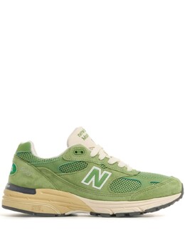 New Balance кроссовки с нашивкой-логотипом, зеленый u993gw | зеленый