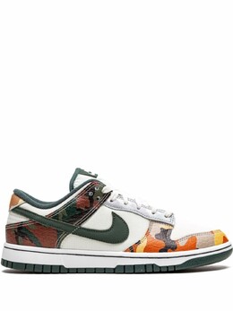 Кроссовки Dunk Low SE Multi-Camo Nike, зеленый dh0957100 | зеленый