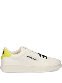 Кроссовки Armani Exchange из кожи с двухцветными шнурками, белый xux203 | белый