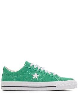 Converse замшевые кроссовки One Star Pro, зеленый a08481c | зеленый