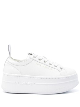 Karl Lagerfeld кроссовки с аппликацией логотипа, белый kl65019 | белый