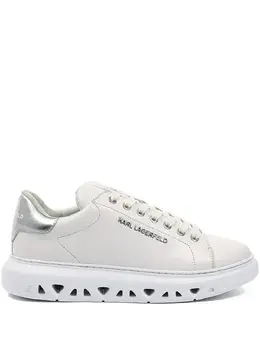 Karl Lagerfeld metallic-heel sneakers 31141369