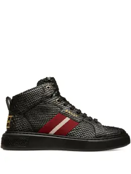 Bally Meson stripe-detail high-top sneakers 30994352