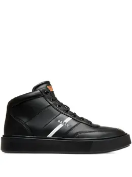 Bally leather striped hi-tops sneakers 30539494