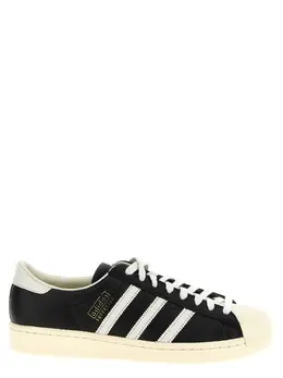 Adidas-Superstar Vintage Sneakers Bianco/Nero-Uomo 52331789418836