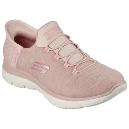 Тапочки Skechers "SUMMITS DAZZLING HAZE", кроссовки без шнуровки, повседневная обувь с тонкими контрастными деталями, розовый 4159294972 | rosa