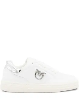 Pinko logo-detail leather sneakers 31334057