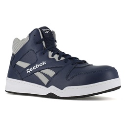 Кроссовки высокие с композитным носком Reebok Work Bb4500, navy/grey leather 5266382/61855 | navy/grey leather