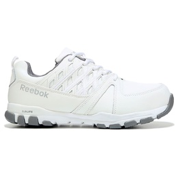 Кроссовки для работы с мягким носком Reebok Work, white leather 5251879/89859 | white leather