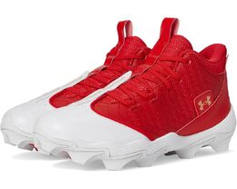 Кроссовки Under Armour Harper 9 RM Baseball Cleats, цвет White/Red/Metallic Gold 9978372 | white/red/metallic gold