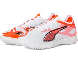 Кроссовки Puma Ultra 5 Match Turf Trainer Soccer Cleats, цвет Puma White-Puma Black-Glowing Red 9991229 | puma white-puma black-glowing red
