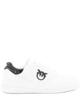 Pinko logo-plaque leather sneakers 31331697