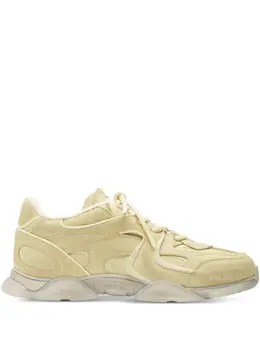Axel Arigato leather panelled lace-up sneakers 31365291