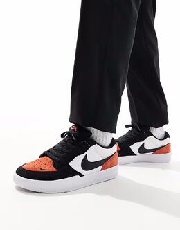 Кроссовки Nike SB Force белого и грунтового цвета — БЕЛЫЕ 137292878 | white