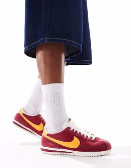 Кроссовки унисекс Nike Cortez TXT красного цвета 142405148 | red