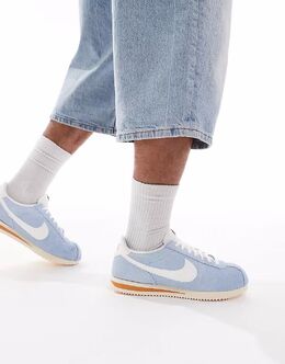 Кроссовки Nike Cortez в парусном и оранжевом цветах 137292884