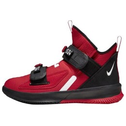 Баскетбольные кроссовки Zoom Soldier 13 мужские высокие черные/красные Nike ar4228-600