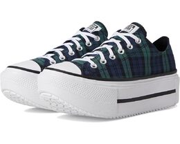 Кеды Converse Chuck Taylor All Star Lift Double Stack Platform Plaid, цвет Navy/Black/Branch Out 10032861 | navy/black/branch out