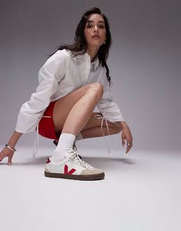 Кроссовки Veja Volley красного цвета 137032843 | red