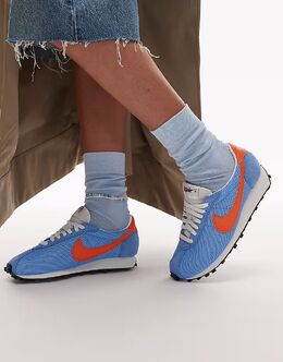 Кроссовки унисекс Nike LD-1000 синего и оранжевого цветов 142393891 | mid blue
