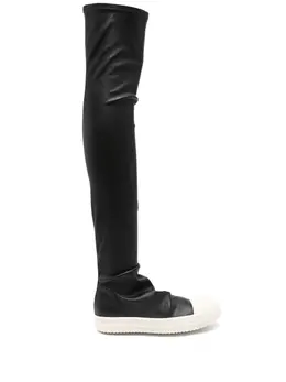 Rick Owens leather over-the-knee sneakers 29619974