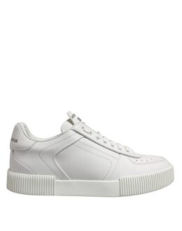 Белые кожаные низкие мужские кроссовки Miami Dolce & Gabbana, белый 0017772464 | white