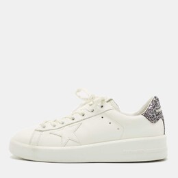 Golden Goose White Leather Pure Star Sneakers Size 39 1191010