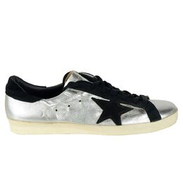 Серые кроссовки из телячьей кожи Golden Goose, серый 0018278244 | gray