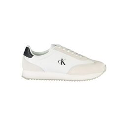 Белые кожаные мужские кроссовки Calvin Klein, белый 0017778066 | white