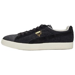 Кроссовки Puma Clyde Series Skateboarding Shoes Men Low-top, черный 363563-01 | black