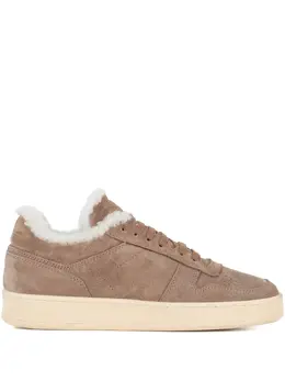 Officine Creative suede fur-lined sneakers 31438451