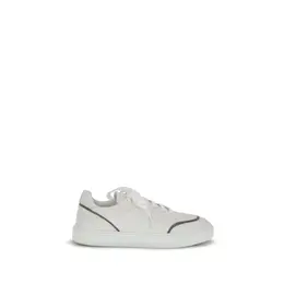 Brunello Cucinelli Leather Sneakers with Shiny Details - EU36/US6 br-mzgsg3077pc7592-eu36/us6