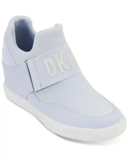 Женские слипоны Cosmos Slip-On Logo Wedge Sneakers Dkny, фиолетовый 15662368 | lavender