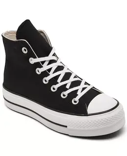 Женские кеды Chuck Taylor All Star Lift Platform High Top от Finish Line Converse, черный 20406939 | black, white