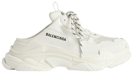 Кроссовки Balenciaga Wmns Triple S Mule 'White', белый 755686 w3smm 9000 | white