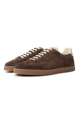 Замшевые кеды Brunello Cucinelli mzusggj336