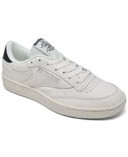 Мужские кеды Club C 85 Vintage от Finish Line Reebok, мультиколор 19422757 | chalk, gray, navy