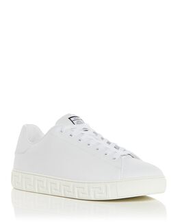 Мужские кроссовки на шнурках Versace, белый 4902216 | white
