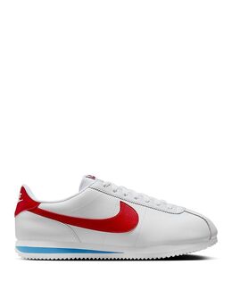 Мужские кожаные кроссовки Cortez Nike, белый 5371896 | white/red
