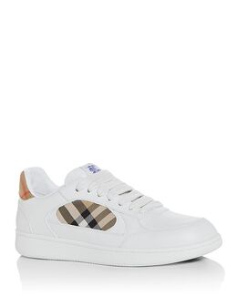 Мужские кроссовки низкие Terrace Check Burberry, белый 5459389 | white