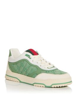 Мужские кроссовки Re-Web Low Top Gucci, зеленый 5465993 | green