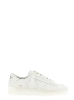 Golden Goose-Stardan Sneakers Bianco-Uomo 52188940337492