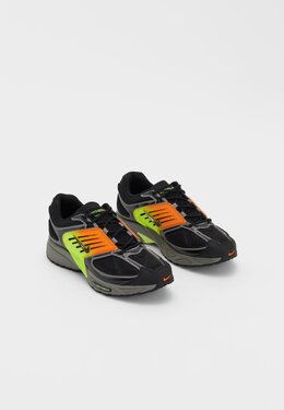 Кроссовки AIR PEGASUS WAVE Nike Sportswear, черный ni115o07n-q11 | black/flat pewter/safety orange/volt